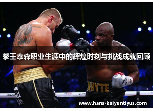 拳王泰森职业生涯中的辉煌时刻与挑战成就回顾