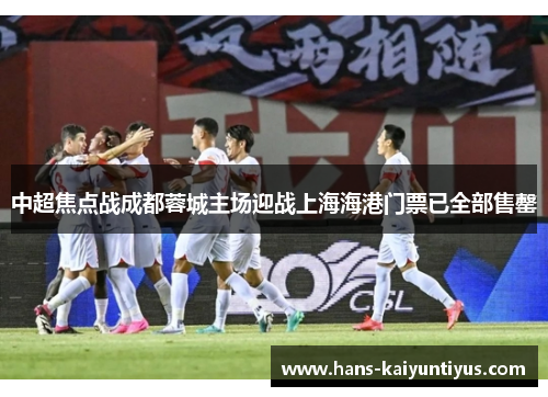 中超焦点战成都蓉城主场迎战上海海港门票已全部售罄